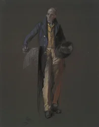 Estudio para la figura de Stephan Girard, en