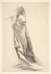 Estudio de alabardero, del rey Ricardo III