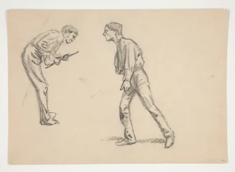 estudio de dos hombres
