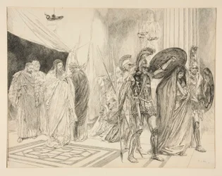 El encarcelamiento de la reina - Acto II, Escena I, El invierno