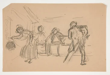 Ilustración no identificada de Oliver Goldsmith