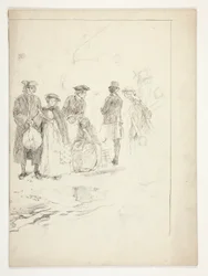Ilustración sin título de Oliver Goldsmith