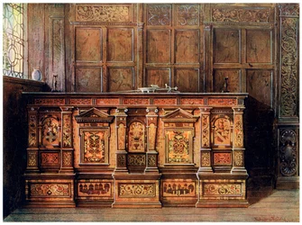 Cofre de documentos incrustado, 1910