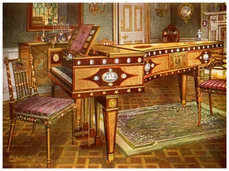 Muebles decorativos de finales del siglo XVIII, 1911-1912
