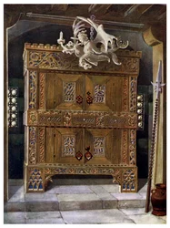 Armario gótico tardío, 1910