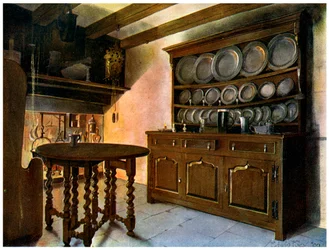 Aparador galés de roble, 1910