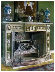 Chimenea Wedgwood Flaxman, Fontainebleau, Francia, 1911-1912
