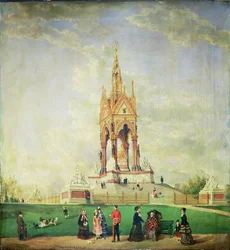 El Memorial de Albert, en Londres, 1887