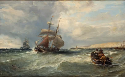 Brigantine frente a Yarmouth