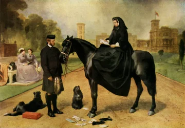 La reina Victoria en Osborne, 1865-1867, 1943