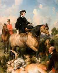 La Reina Victoria en Windsor Home Park, 1865