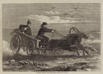 Un mensajero ruso con despachos