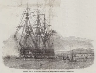 Emigración desde la Isla de Skye, El Hércules en el puerto de Campbelton