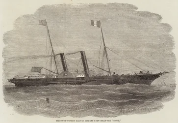 El Nuevo Barco de Vapor de la Compañía de Ferrocarriles del Suroeste, Havre