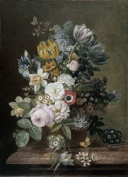 Naturaleza muerta con flores