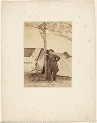 [Teniente General Grant en su cuartel general de Cold Harbor]