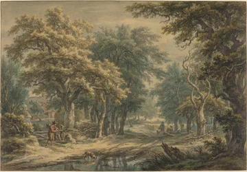 En Donderen, en los bosques de Drenthe