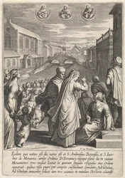Aparición de tres dominicanos La vida de Santo Tomás de Aquino (título de la serie)