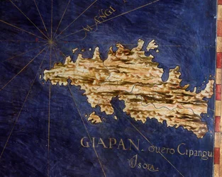 Mapa de Japón (Cipangu o Cypango) por Egnazio Danti (1567)