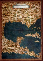 Mapa de México, Cuba, Florida y Jamaica por Egnazio Danti (1567)