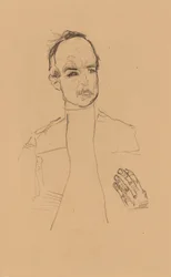 2022 NYR 20682 0724 001(egon schiele niño sentado con las manos cruzadas retrato estudio dr oska011034)