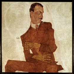 Bildnis Arthur Roessler ... (pintura sobre lienzo)