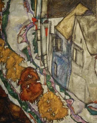 El arco de las casas II ... (óleo sobre lienzo)