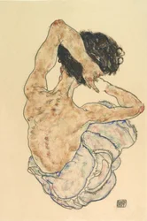 Acto de espalda femenina, 1917