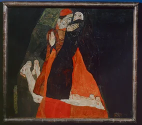 Kardinal und Nonne, Cardenal y monja ... (óleo sobre lienzo)