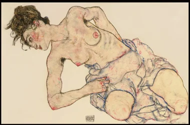 Kneider weiblicher halbakt, 1917