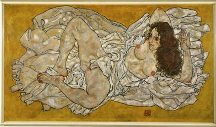 Liegende Frau. Mujer reclinada (óleo sobre lienzo)