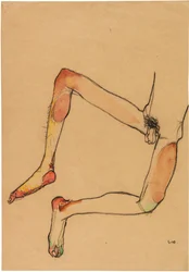 Abdomen masculino desnudo, 1910