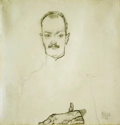 Retrato de Arthur Roessler, 1910