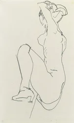 Desnudo femenino recostado, 1913
