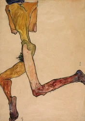 Hombre desnudo reclinado, 1910