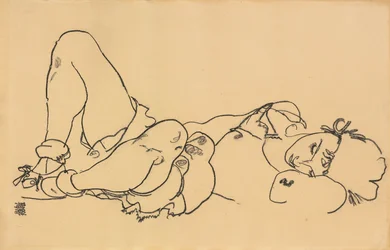Mujer reclinada, 1918
