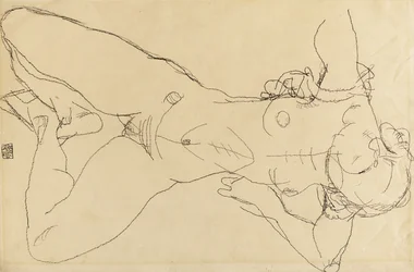 Desnudo femenino reclinado, 1914