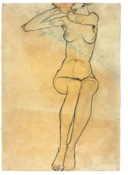 Desnudo sentado, 1910