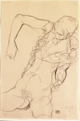 Desnudo Sentado, 1914