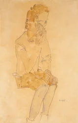Niño sentado, 1910