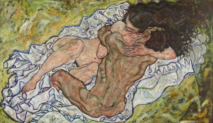 El abrazo, 1917.