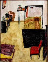 La habitación del artista en Neulengbach