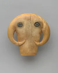 Amuleto en forma de cabeza de toro, c.3500-3100 a.C.