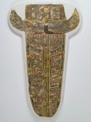 Cubierta de momia pintada (Delantal), 305-30 a.C.