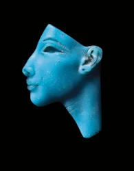 Incrustación de Akhenatón o Nefertiti, Nuevo Reino, período de Amarna, c.1353-1336 a.C.