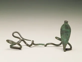 Varita en forma de uraeus, de la Tumba 5 del Ramesseum, Tebas, Reino Medio, 1773-1650 a.C.