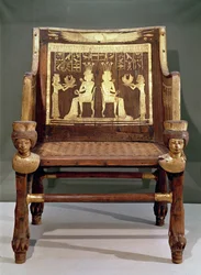 Silla perteneciente a la Princesa Satamun, hija de Amenofis III