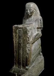 Antigüedad egipcia: Ptahmose (o Ptahmes, Ptahmosis), superintendente del faraón Amenhotep III (o Amenofis) 1390-1352 a.C. Dinastía XVIII. Florencia, Museo Arqueológico
