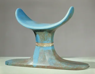Reposacabezas, de la tumba de Tutankamón (c.1370-52 a.C.) Nuevo Reino