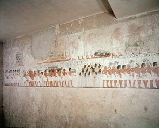 Interior de la Tumba de Ramose, Nuevo Reino, c.1360 a.C.